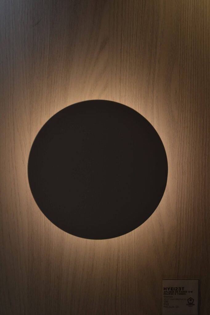 Aplique de Pared 12W Eclipse 3CCT Negro Aplique de Pared 12W Eclipse 3CCT Negro