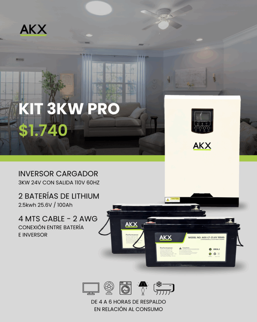  KIT INVERSORES GROWATT-AKX-GENERATOR