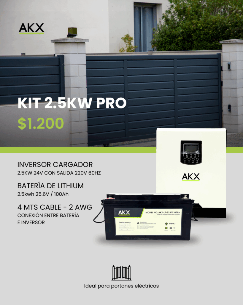 KIT 2.5 KW PRO-AKX-GENERATOR