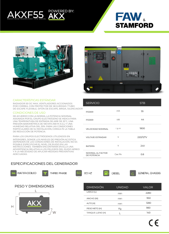 AKX-FAW 55kVA S.S.-akx-generator