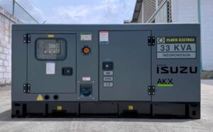 Caja hermetica de generador electrico