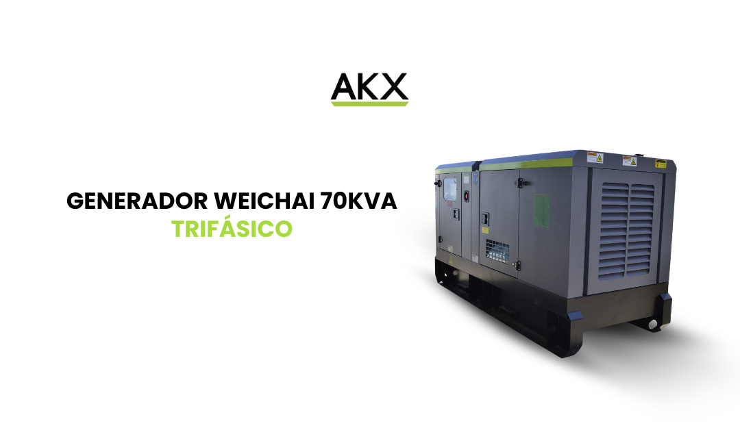 GENERADOR WEICHAI 70KVA TRIFÁSICO-akx-generator