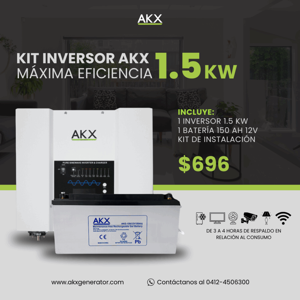 kit inversor 1.5 kw