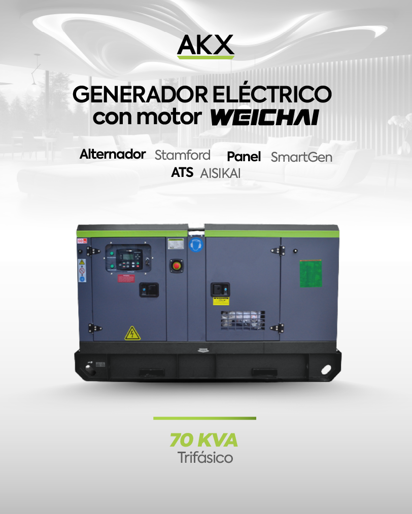 Generadores Weichai-AKX-Generator