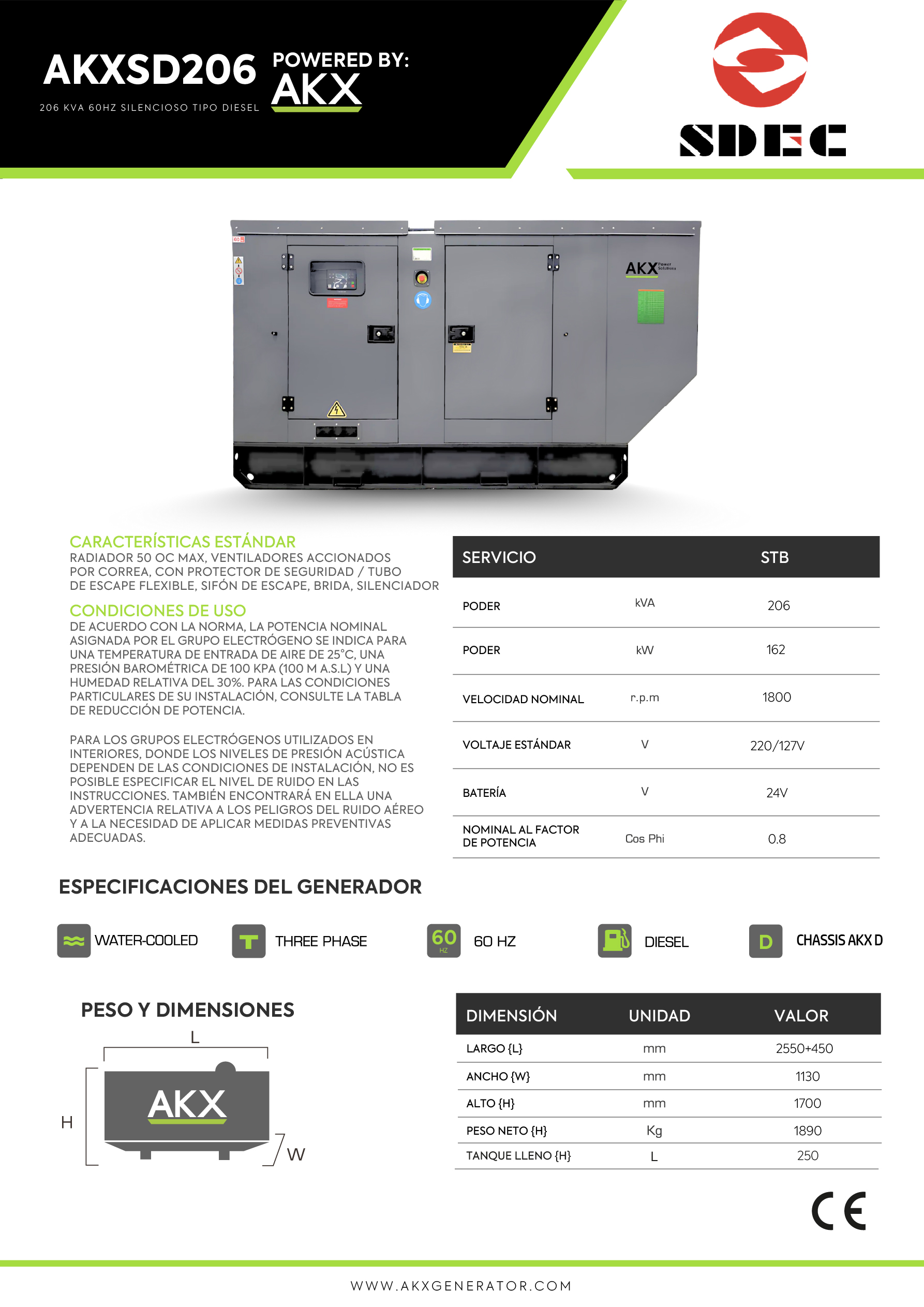 ficha tecnica- 206 KVA SDEC-electrofuturo