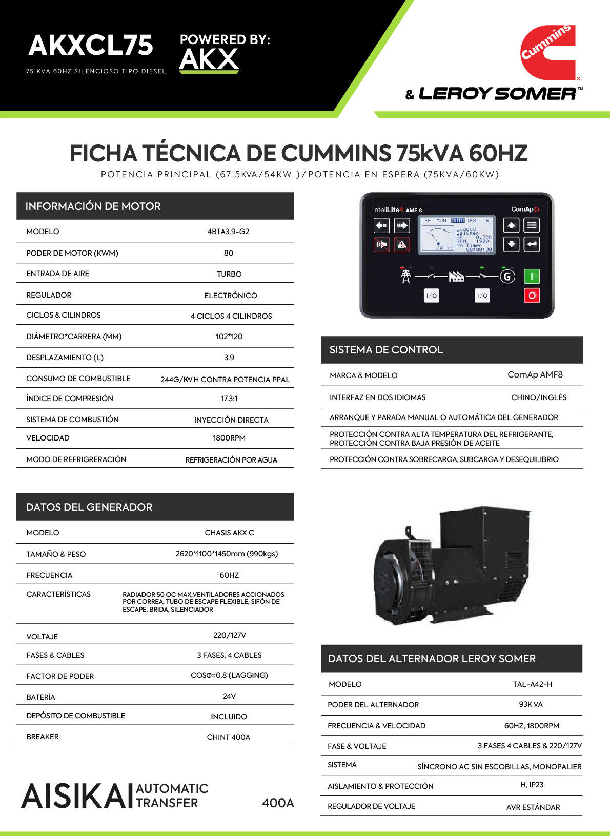 Ficha tecnica-75 KVA CUMMINS-electrofuturo
