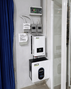 instalación inversor-akx-generator