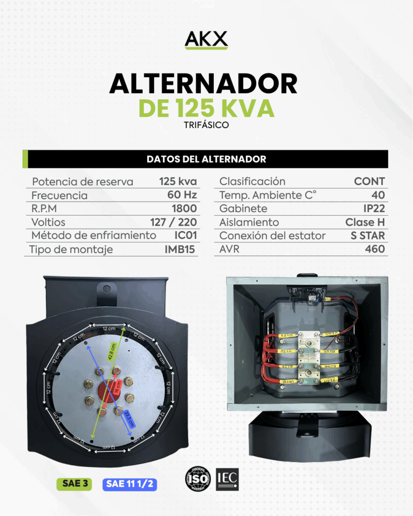 Alternador ficha tecnica-AAKX-GENERATOR