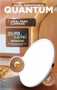 Paneles LED Quantum-electrofuturo