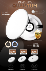 Paneles LED Quantum-electrofuturo