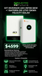 AKX INFINI 6KW12kwh_electrofuturo