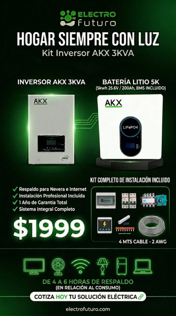 Kit 3kva home