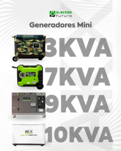 Generadores mini 3Kva a 10kva electrofuturo.com