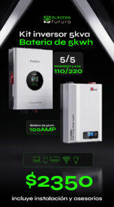 kit de inversor 5 con 5 electrofuturo