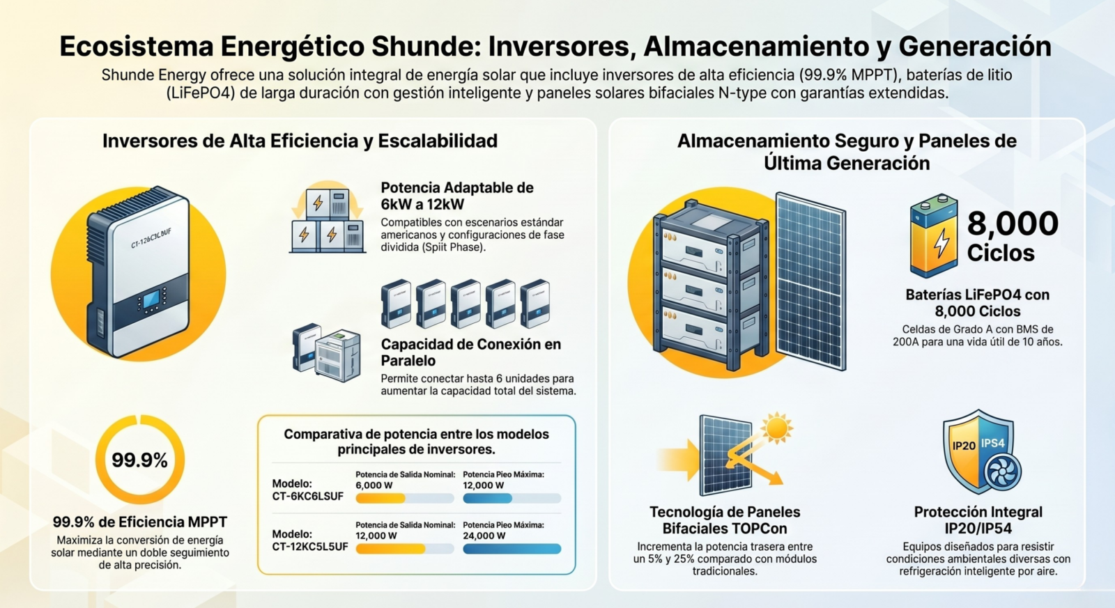 inversores y baterias shundee_electrofuturo