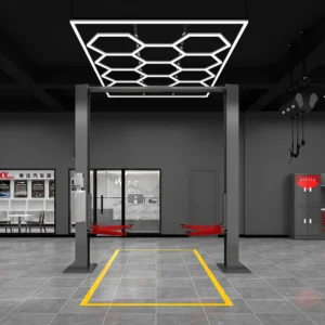 proyecto de iluminacion hexagonal