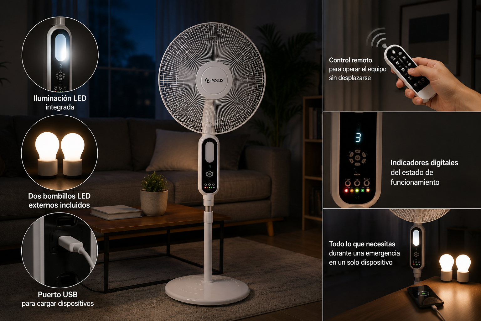 Ventilador recargal polux_electrofuturo