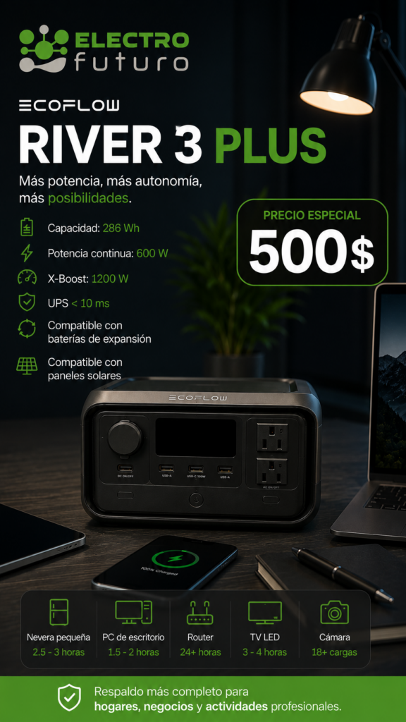 river 3 plus._electrofuturo